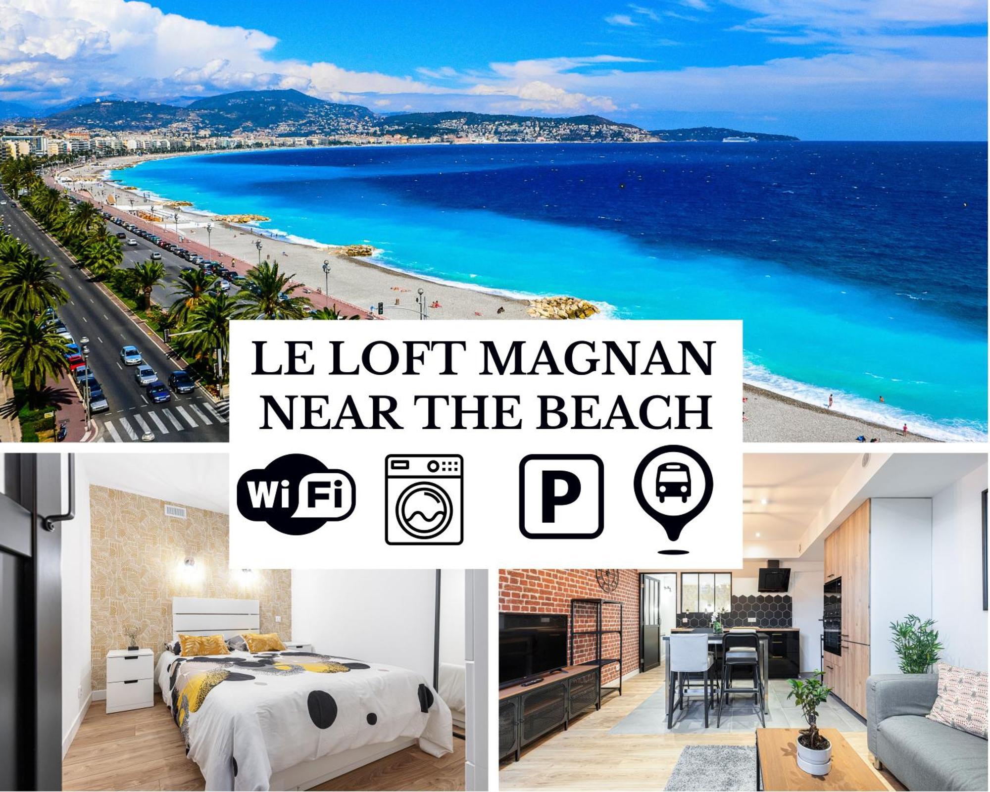 ניס Le Loft Magnan - Ac- Pres Mer - Wifi - Parking - Confort Et Moderne - Supermarches Et Tram Proches מראה חיצוני תמונה